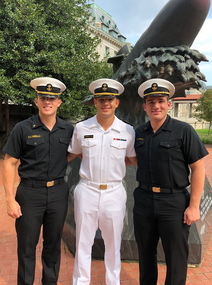 Dylan Carrillo, Jake Carrillo and Duke Carrillo